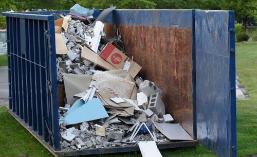 Residents collaborating during a waste clearance event in Arnos Grove