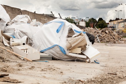 Waste clearance truck in Beddington