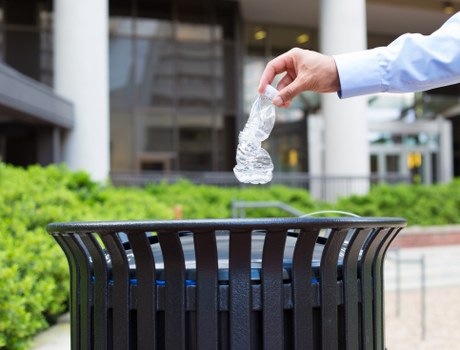 Modern technology used in waste management facility