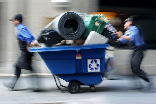 Local community engaging in waste clearance and environmental care